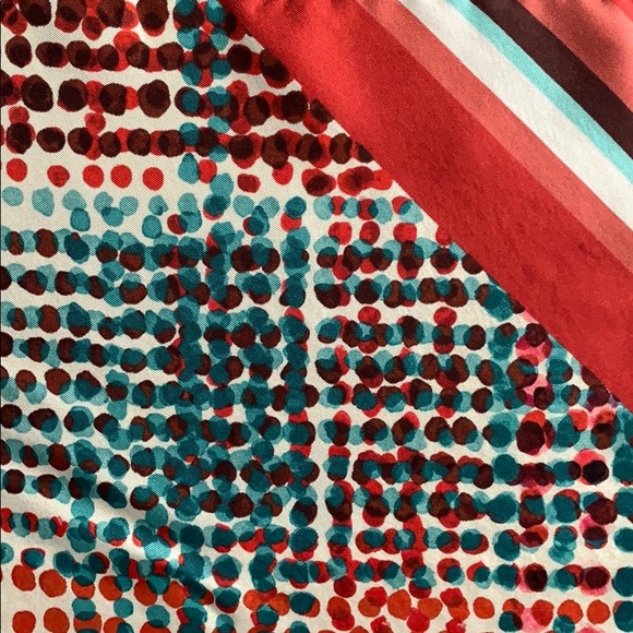 New Price!! Longchamp Silk Scarf - Picture 2 of 2